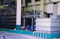 メッキ工場向け重金属（金・銀・鉛）の排水除去プラント実例１